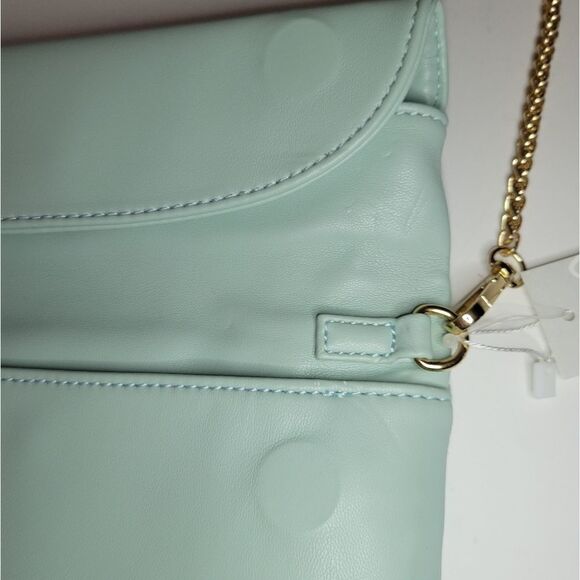 Street Level MINT Green Crossbody Clutch Purse - Picture 4 of 13